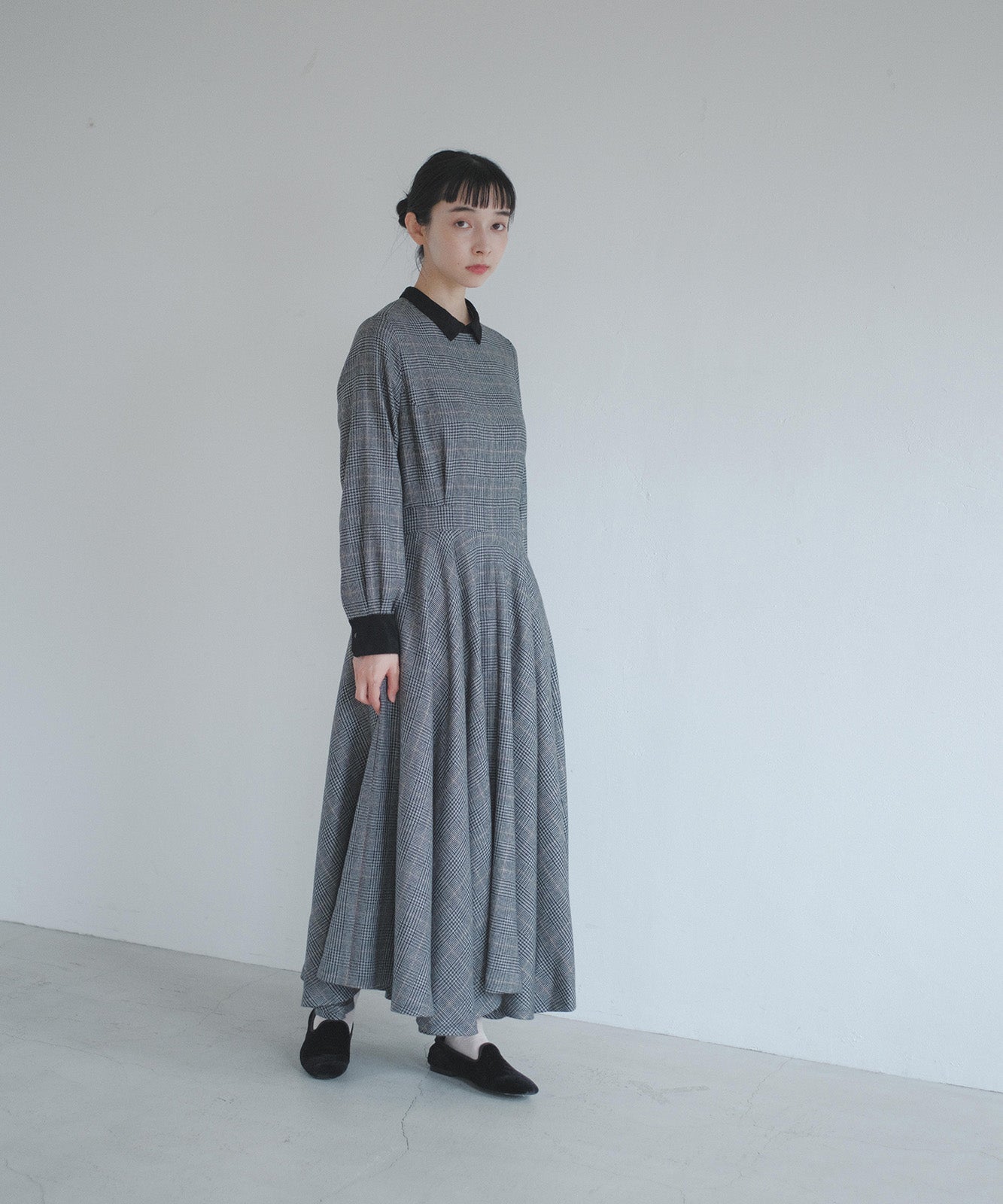 ≪在庫販売≫glen check bi-color one piece（グレンチェックバイカラーワンピース）≪2023年2月9日21:00販売開始≫