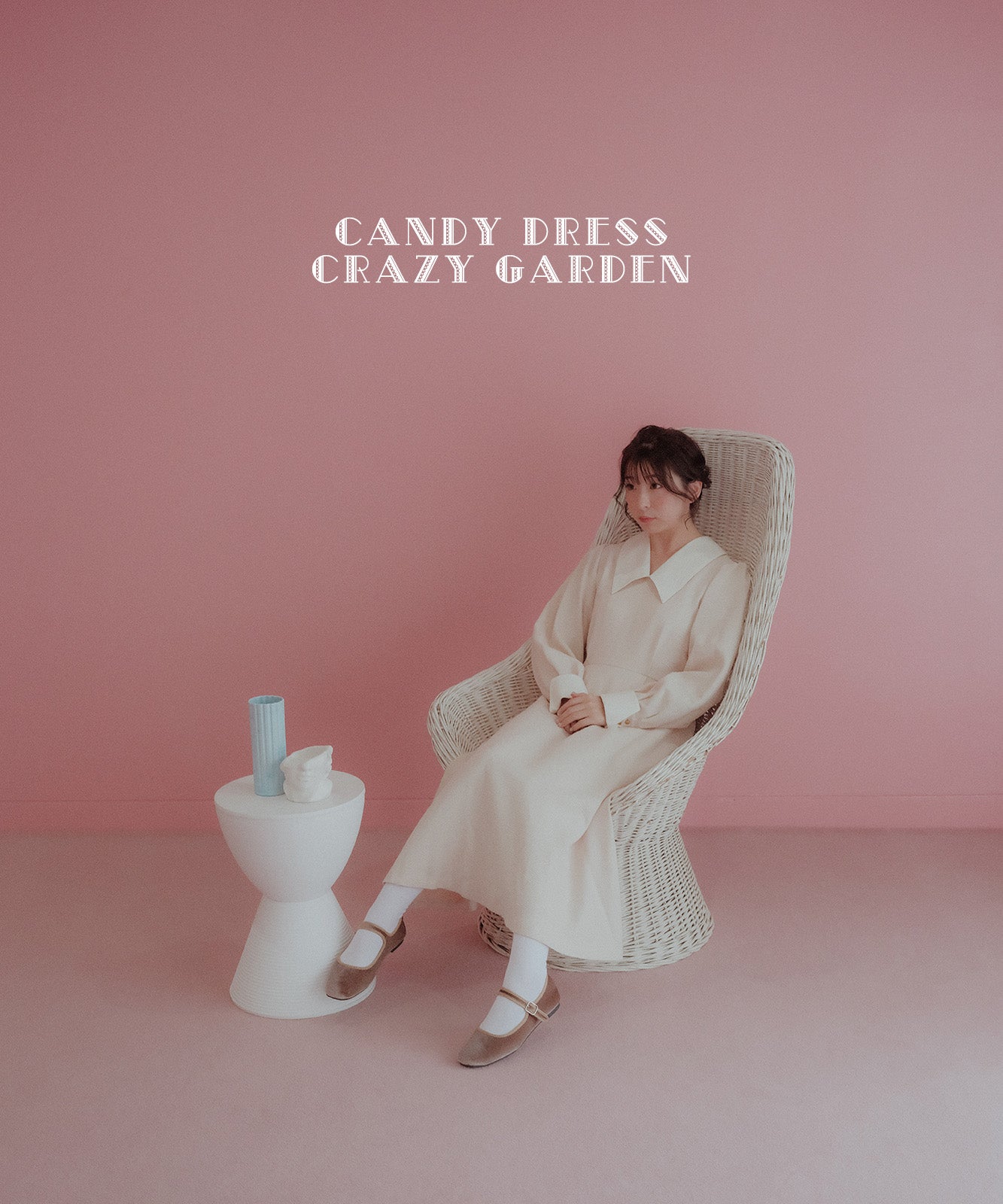 ≪在庫販売≫【CANDY DRESS CRAZY GARDEN】big collar classical dress（ビッグカラークラシカルドレス）