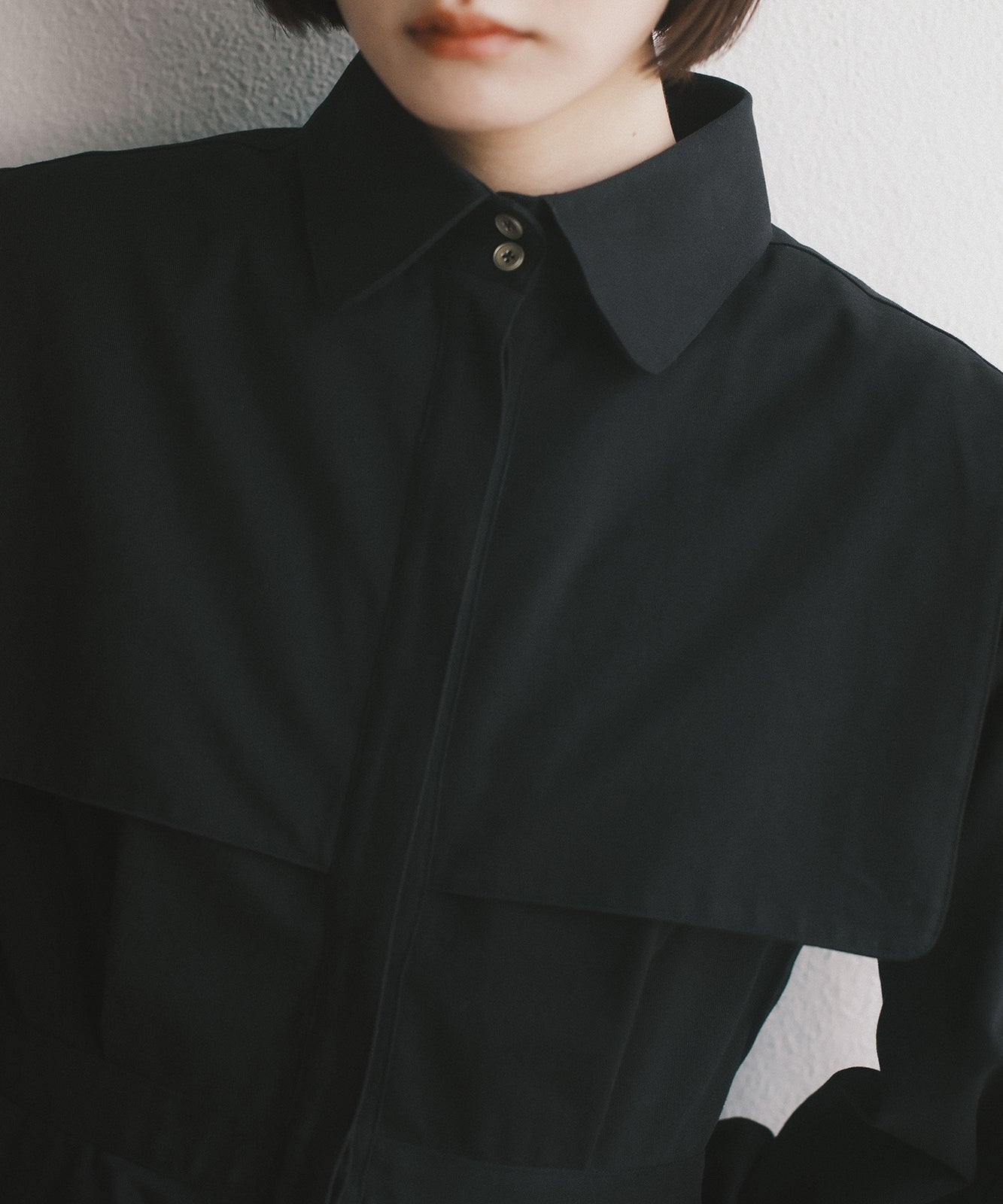 ≪在庫販売≫【THE DRESS #39】- black peplum dress -（ブラック ...