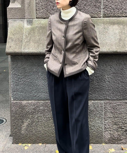 ≪在庫販売≫hemming check jacket（ヘミングチェックジャケット）≪2023年8月1日19:00販売開始≫