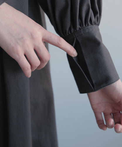 ≪在庫販売≫high neck sode powan onepiece（ハイネック袖ぽわんワンピース）≪2023年8月1日19:00販売開始≫