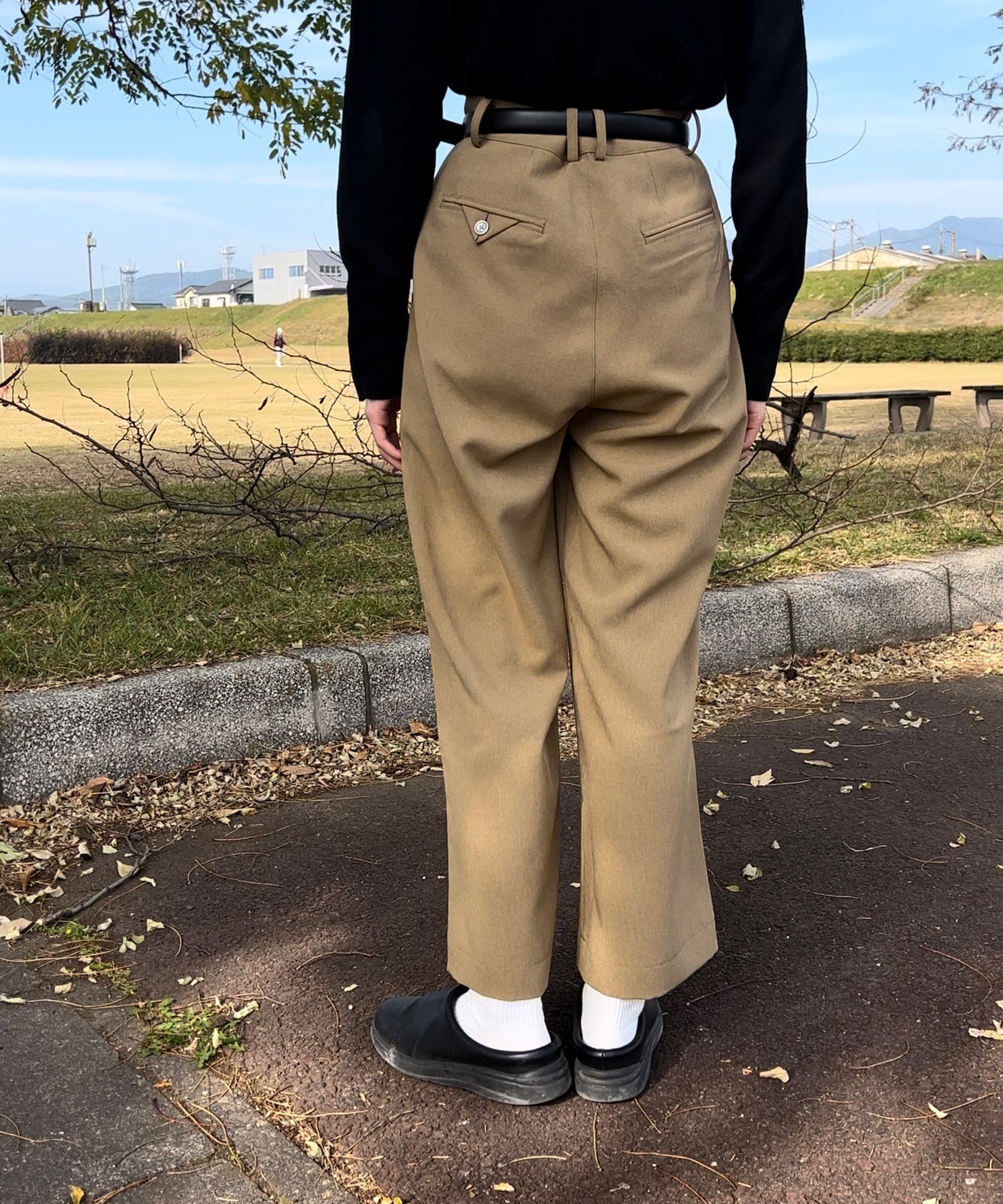 ≪在庫販売≫primitive tuck straight pants（プリミティブタック