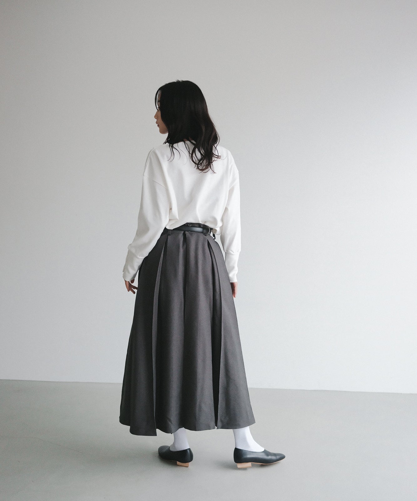 ≪予約販売≫primitive tuck skirt（プリミティブタックスカート）≪10月26日21:00販売開始≫≪1月31日発送予定≫