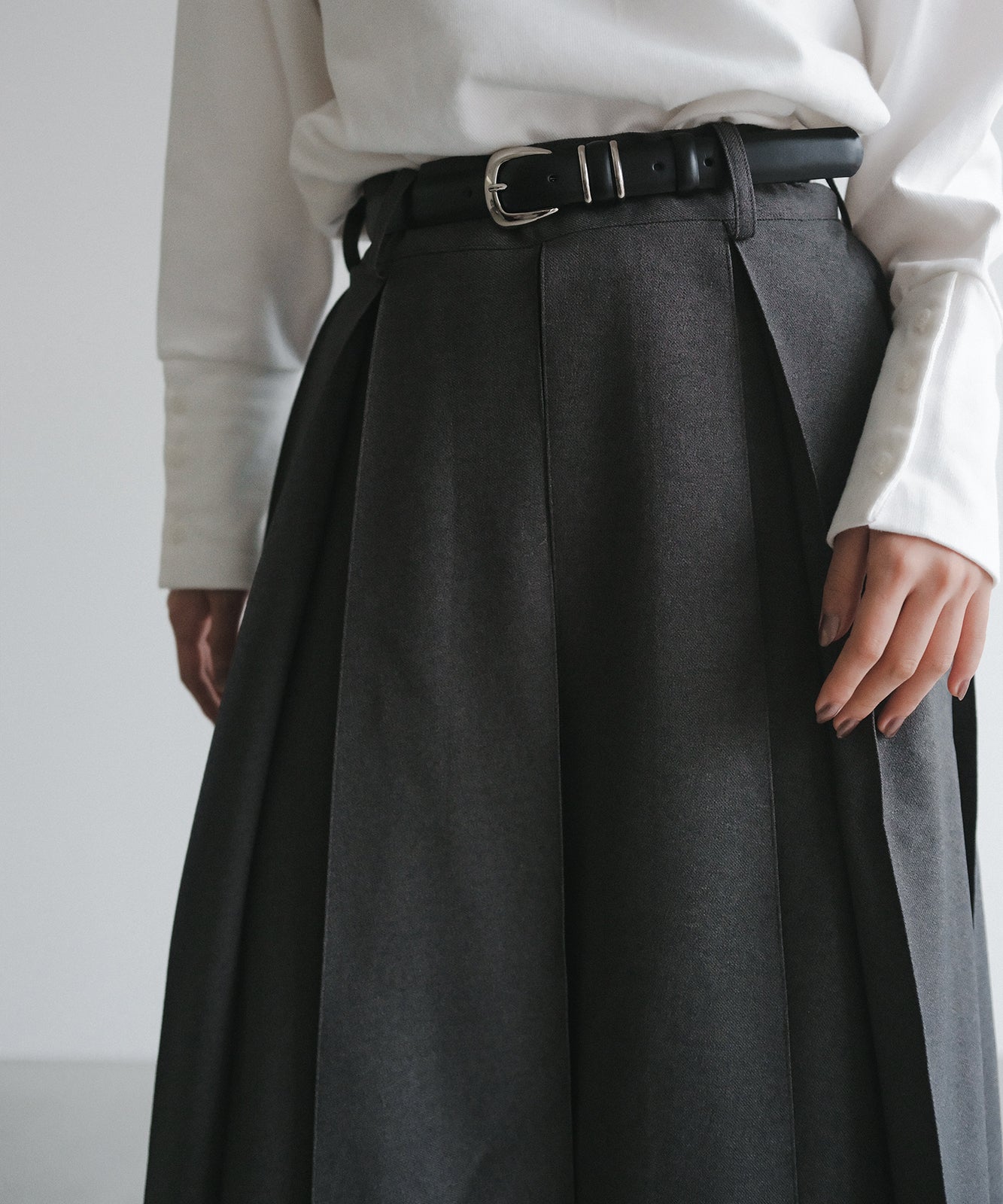 ≪予約販売≫primitive tuck skirt（プリミティブタックスカート）≪10月26日21:00販売開始≫≪1月31日発送予定≫