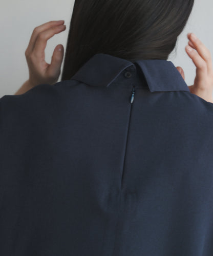 ≪在庫販売≫shirts collar pullover blouse（シャツカラープルオーバーブラウス）≪2023年3月20日21:00販売開始≫