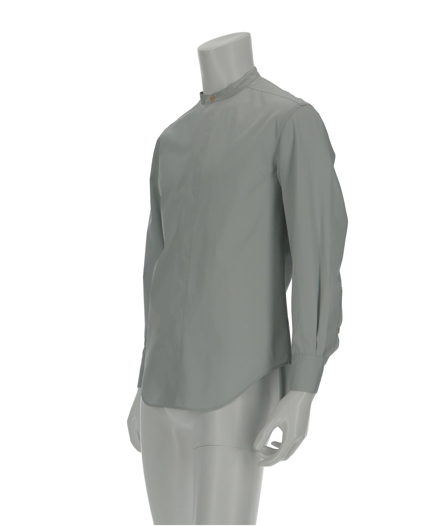 ≪在庫販売≫【Men's】fly front stand collar shirts （フライ 