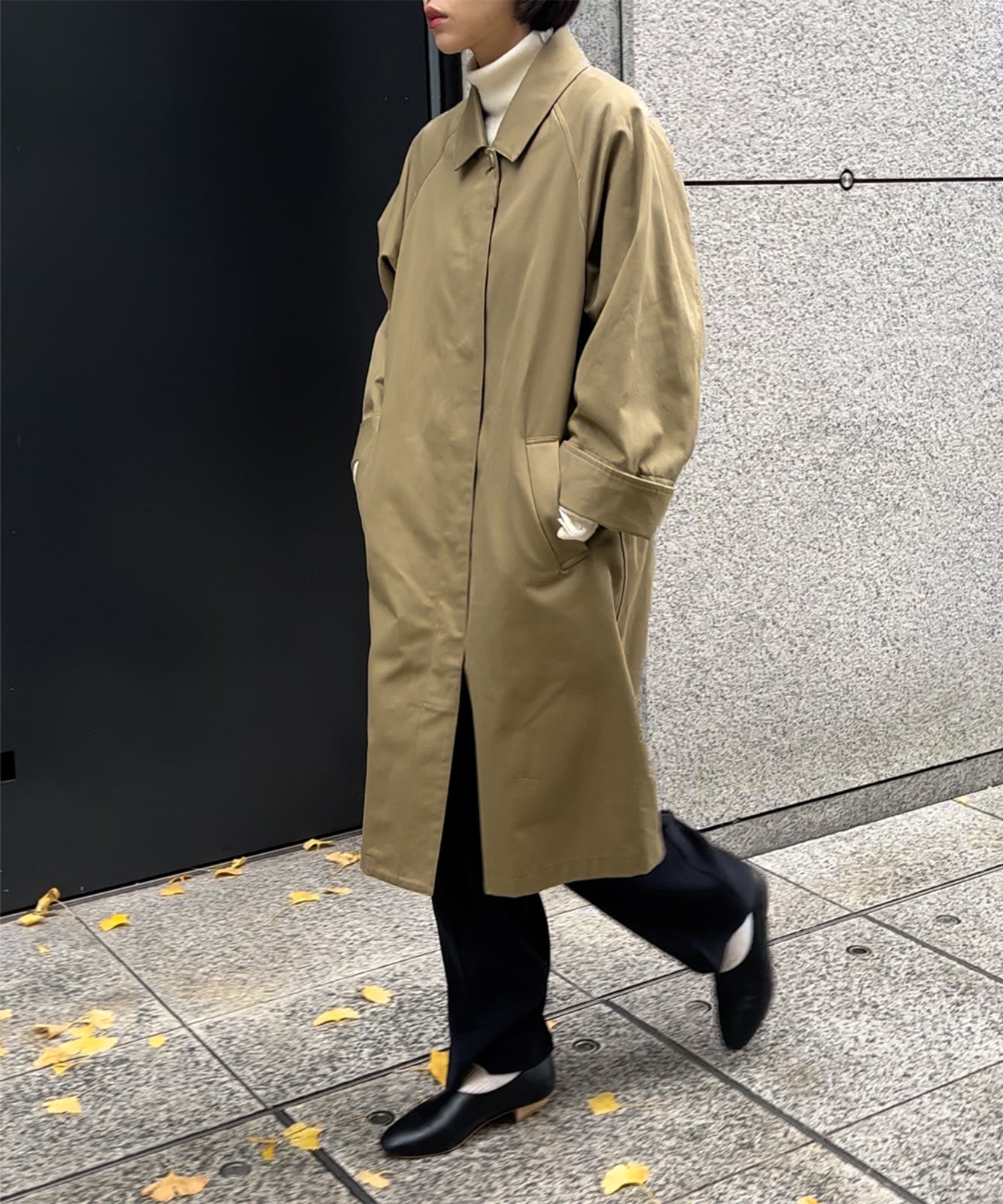 ≪在庫販売≫foufou balmacaan coat （フーフーバルマカーンコート）