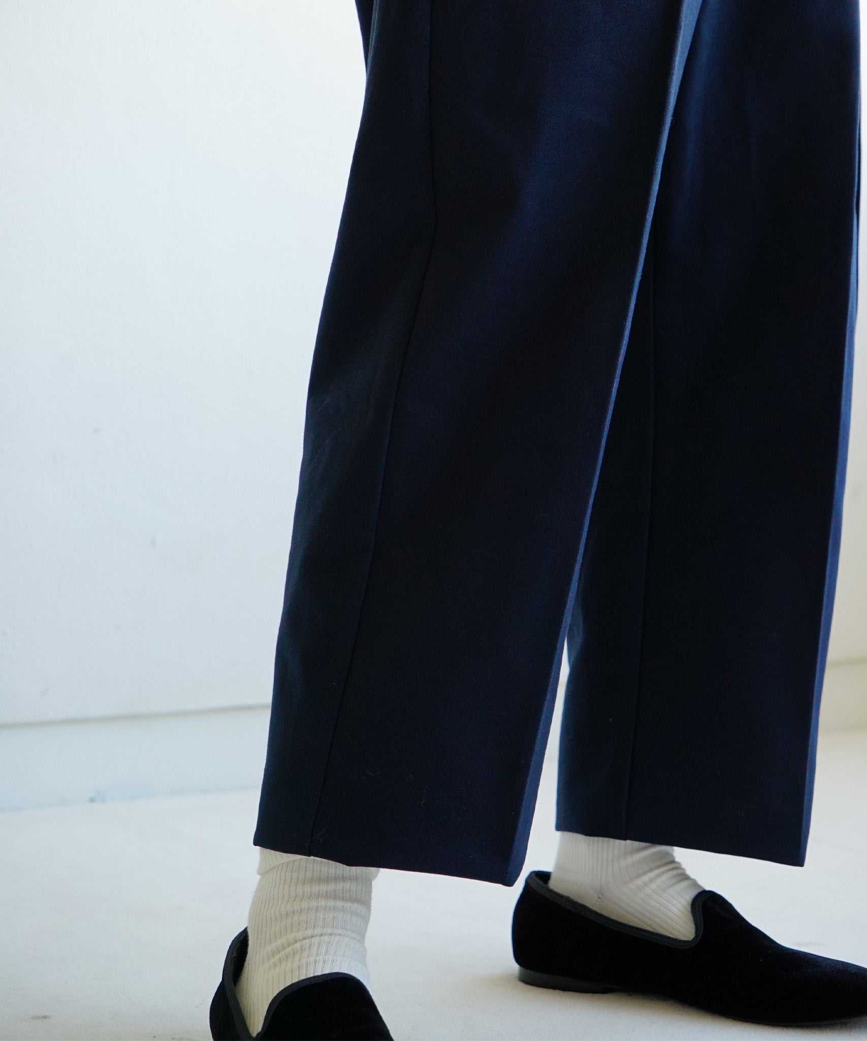 ≪在庫販売≫belted straight pants（ベルテッドストレートパンツ）