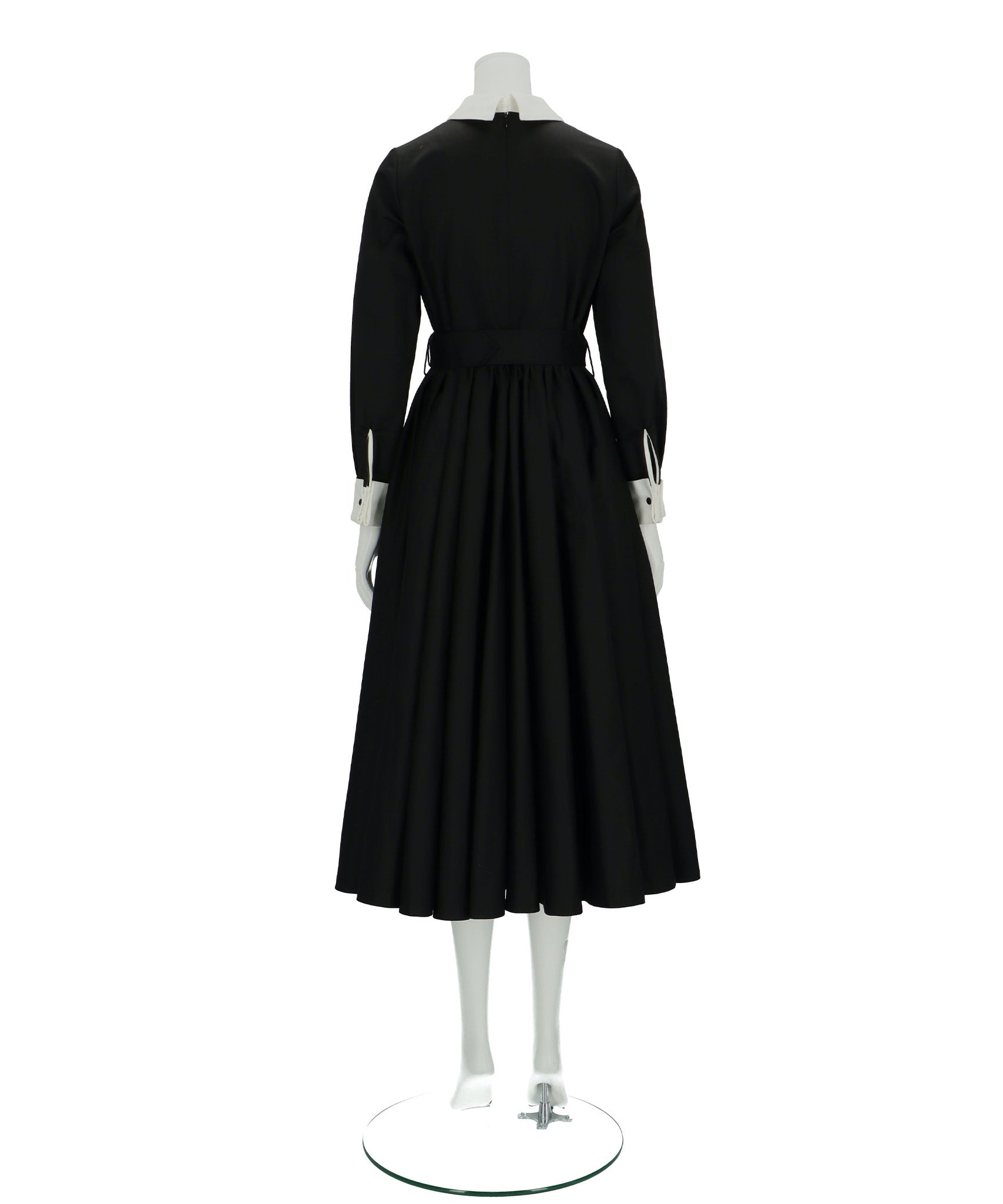 ≪在庫販売≫【THE DRESS #32】double cuffs bicolor one piece（ダブルカフスバイカラーワンピース）