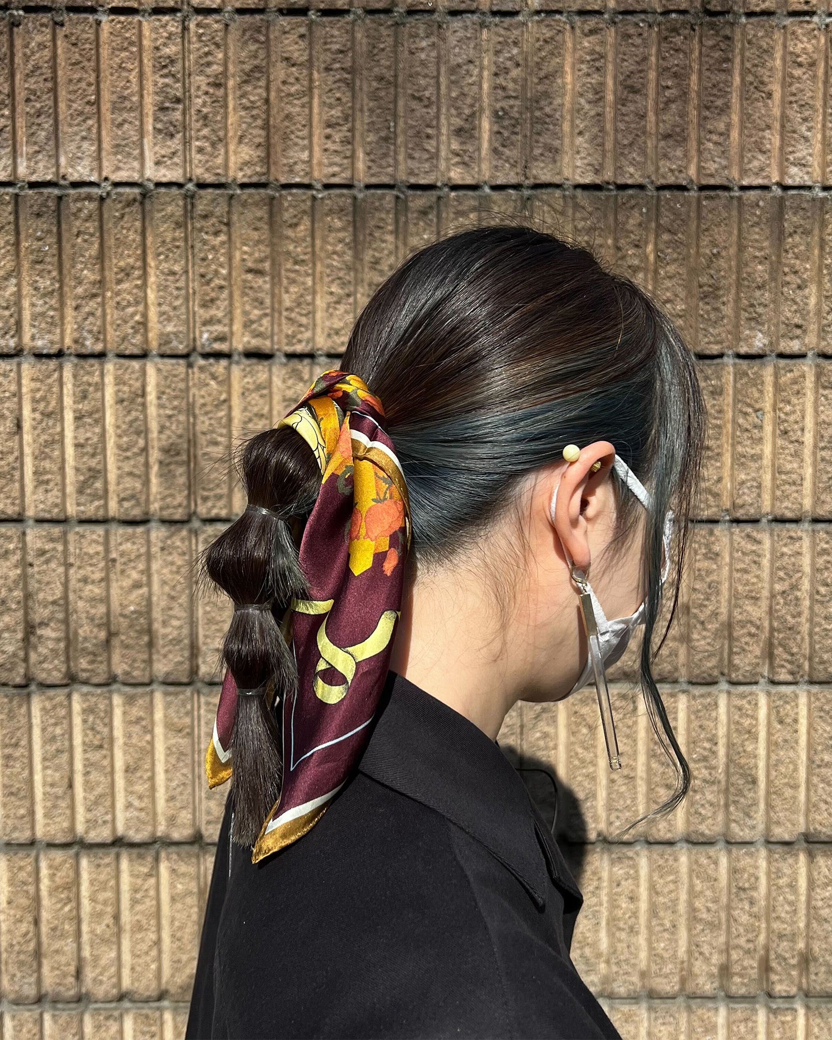 ≪在庫販売≫silk scarf 