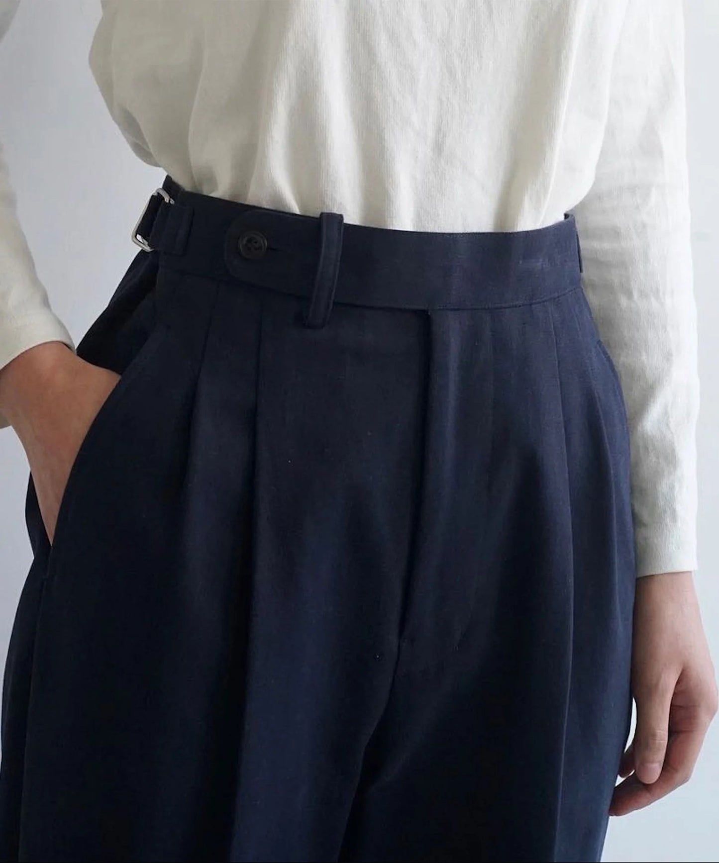 ≪在庫販売≫adjust straight pants （アジャスト ストレート パンツ）
