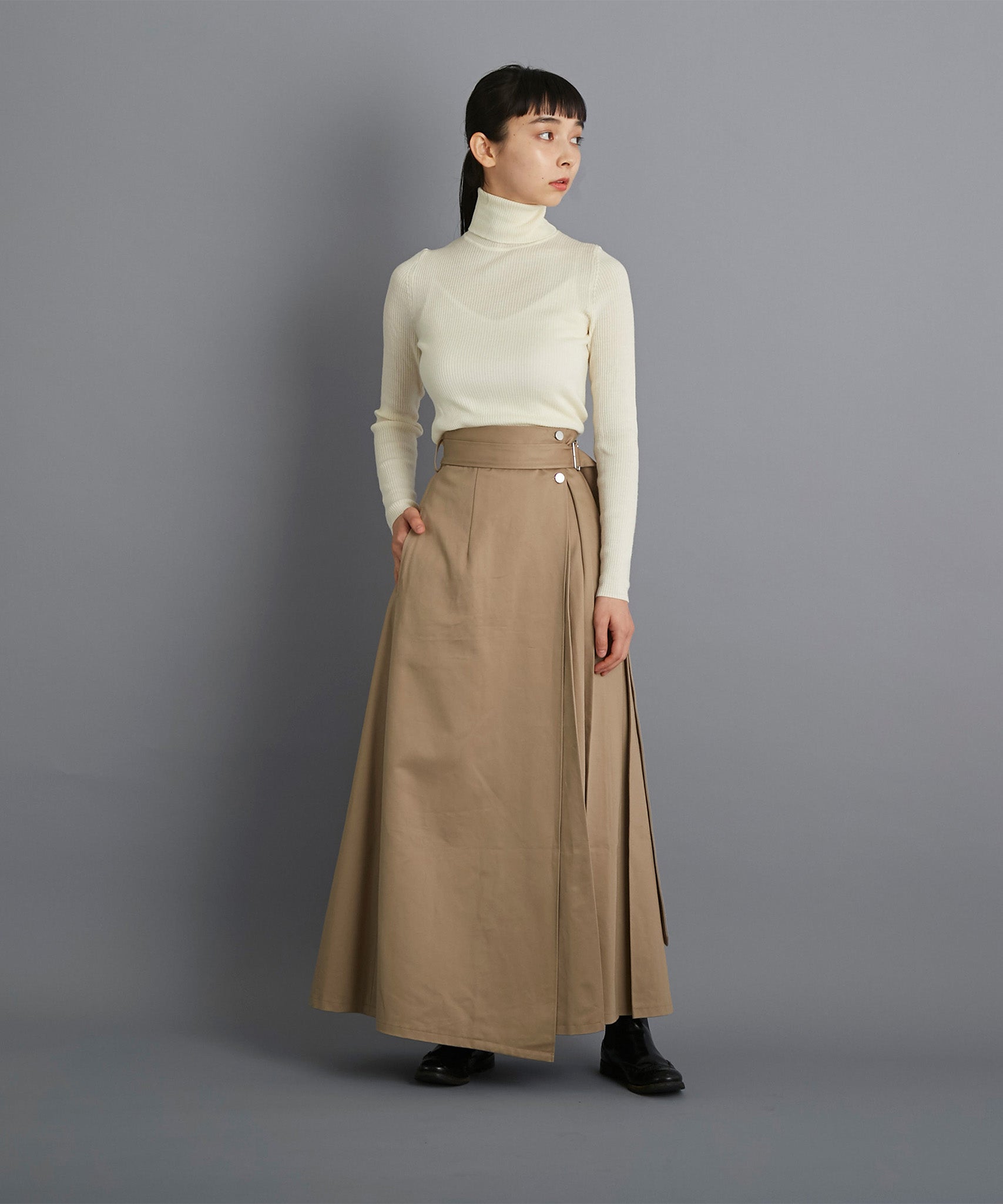 ≪在庫販売≫trench flare skirt 2.0（トレンチフレアスカート2.0