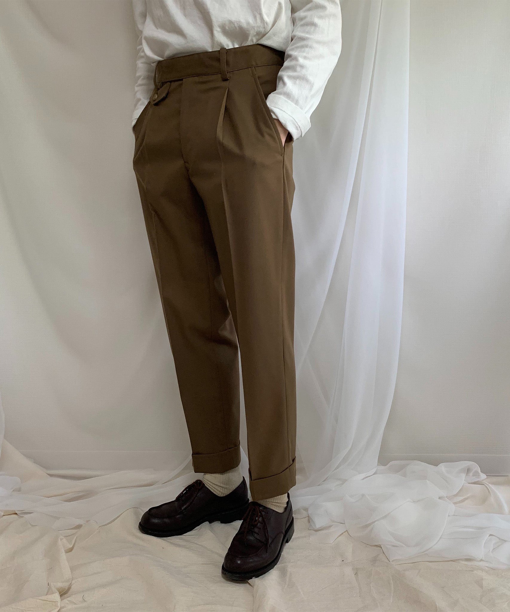 DAIRIKU Big Poppa Straight Wool Slacks - スラックス